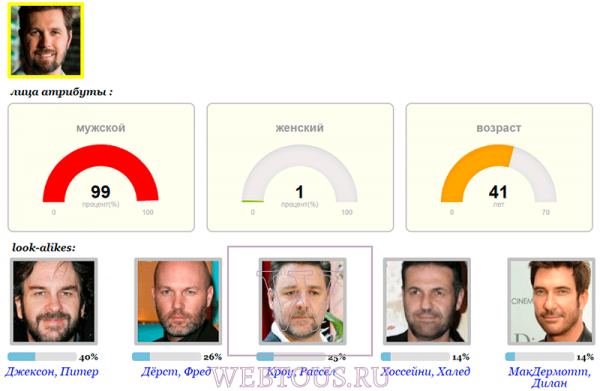 3 онлайн сервиса поиска сходства со знаменитостями по фото
