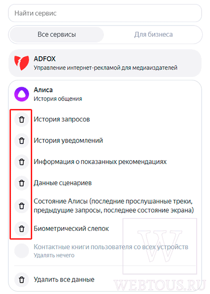 Что о Вас знает Яндекс и как удалить свои персональные данные?