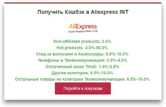 Кэшбэк для Aliexpress выше 7% — десять выгодных сервисов