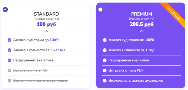 InstaHero – сервис анализа подписчиков в Instagram